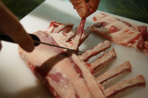 How to French Cut a Rack of Lamb 9