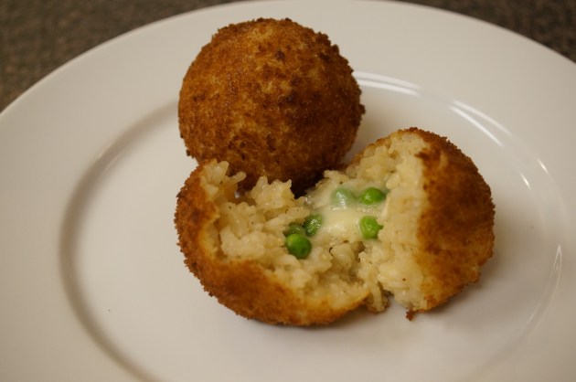 Rice Balls Made from Faux Risotto